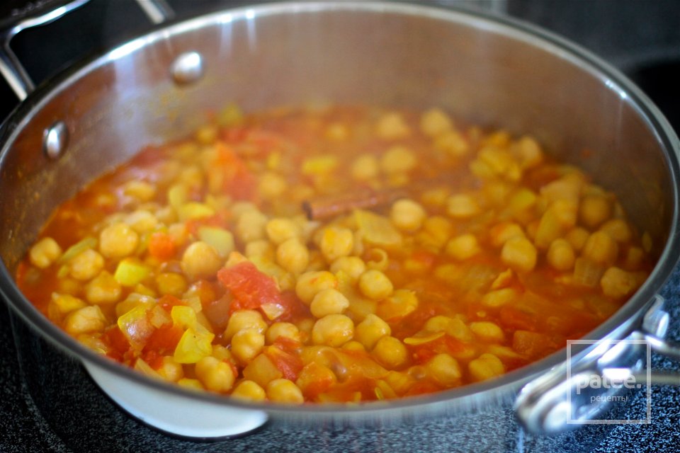 Нутовое карри с кокосовым рисом - Шаг 4