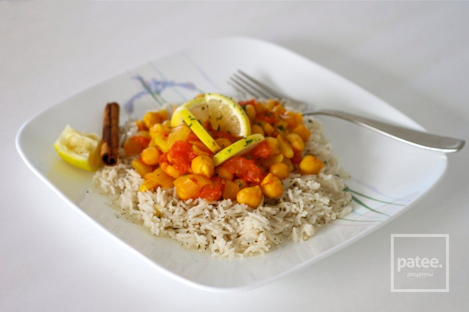 Нутовое карри с кокосовым рисом - Шаг 5