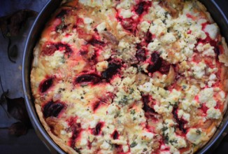 Тарт со свеклой и фетой