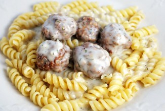 Фрикадельки в укропном соусе