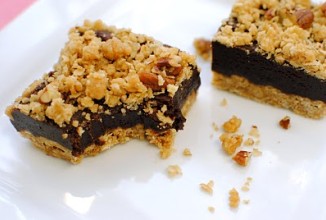 Овсяные пирожные с шоколадом