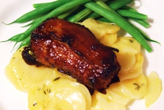 Митлоф, перевязанный беконом