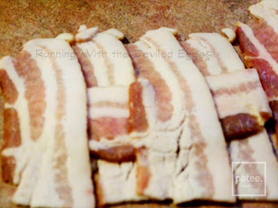 Митлоф, перевязанный беконом - Шаг 2