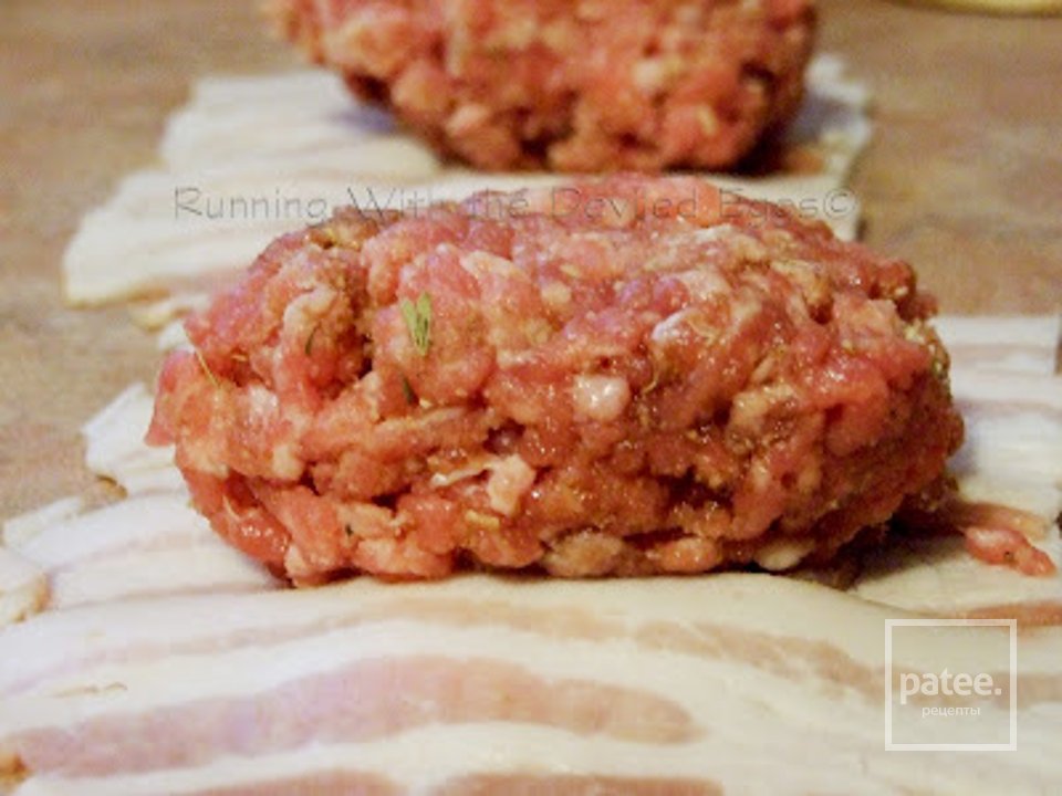 Митлоф, перевязанный беконом - Шаг 3