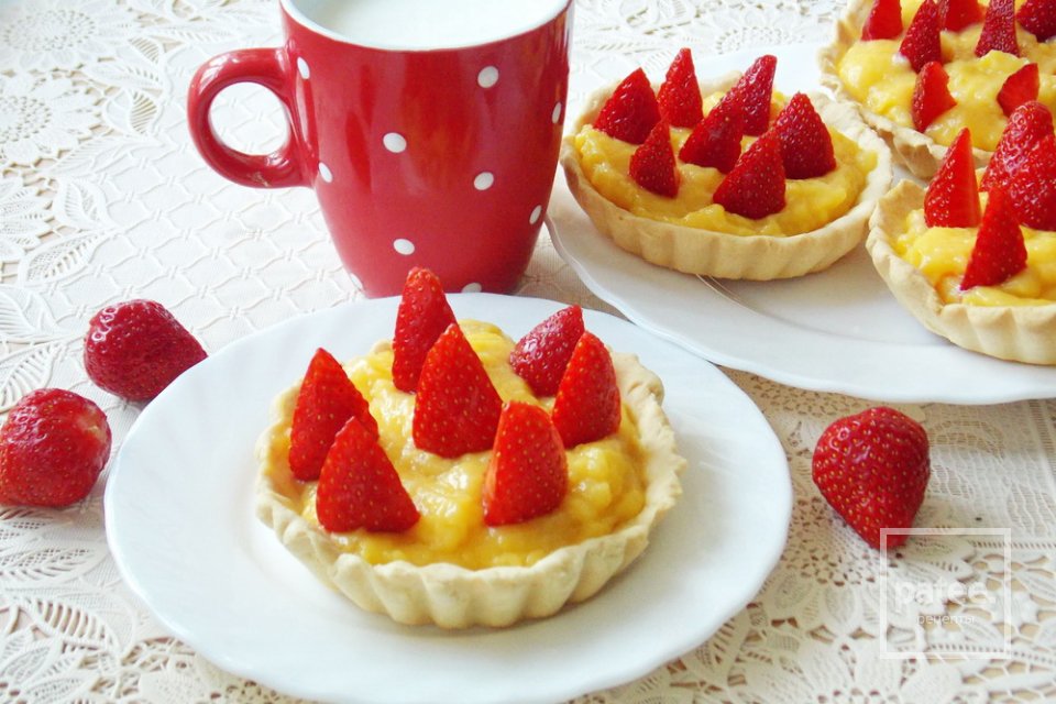 Тарталетки с апельсиновым кремом и клубникой - Шаг 18