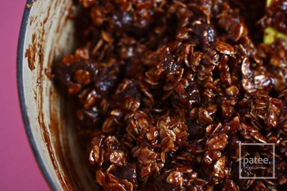 Шоколадно-овсяное печенье - Шаг 4