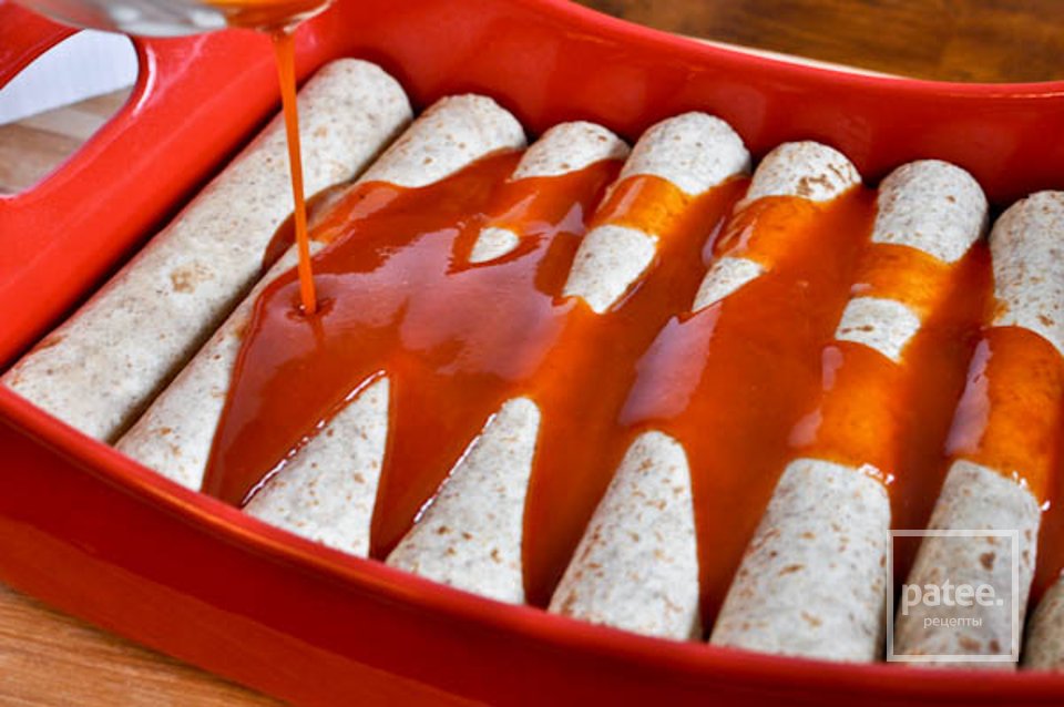 Энчилада с курицей - Шаг 9