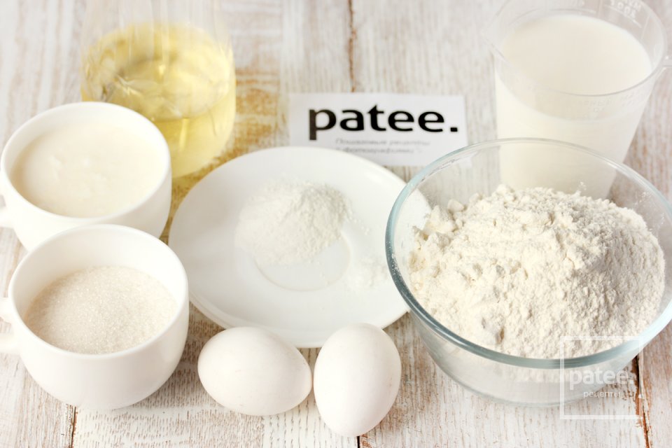 Бисквитные вафли - Шаг 1