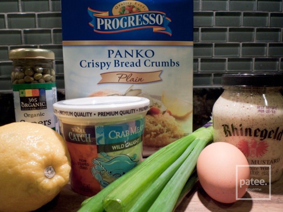 Крабовые оладьи с соусом ремулад - Шаг 2
