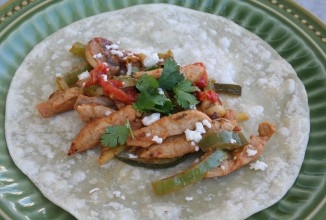 Фахитас со свининой и овощами