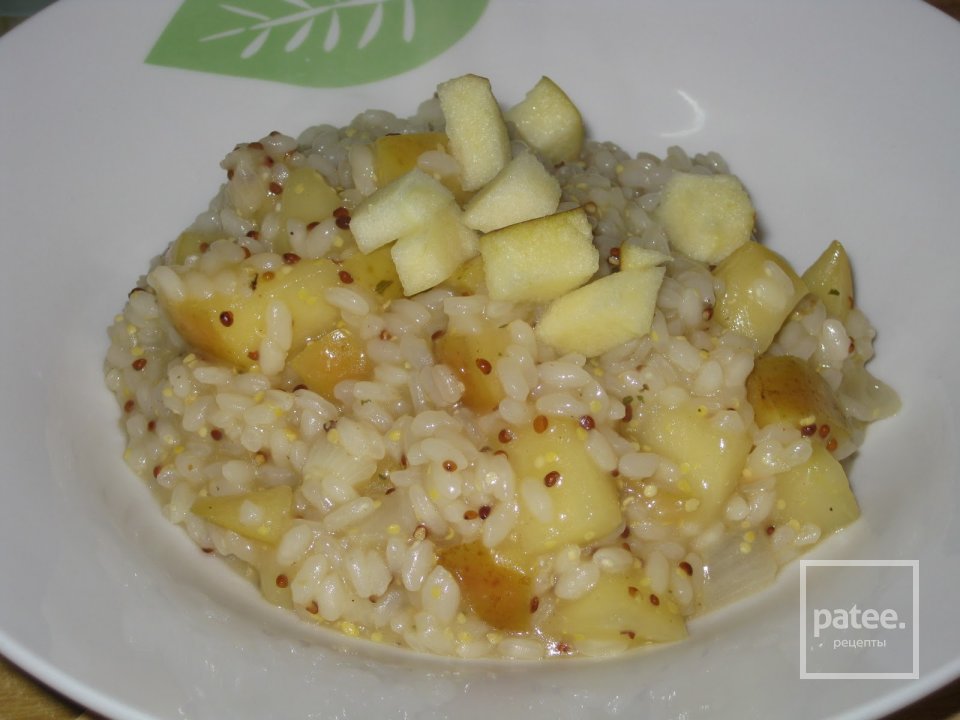 Ризотто с яблоком и горчицей - Шаг 9