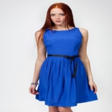 платье цвета индиго