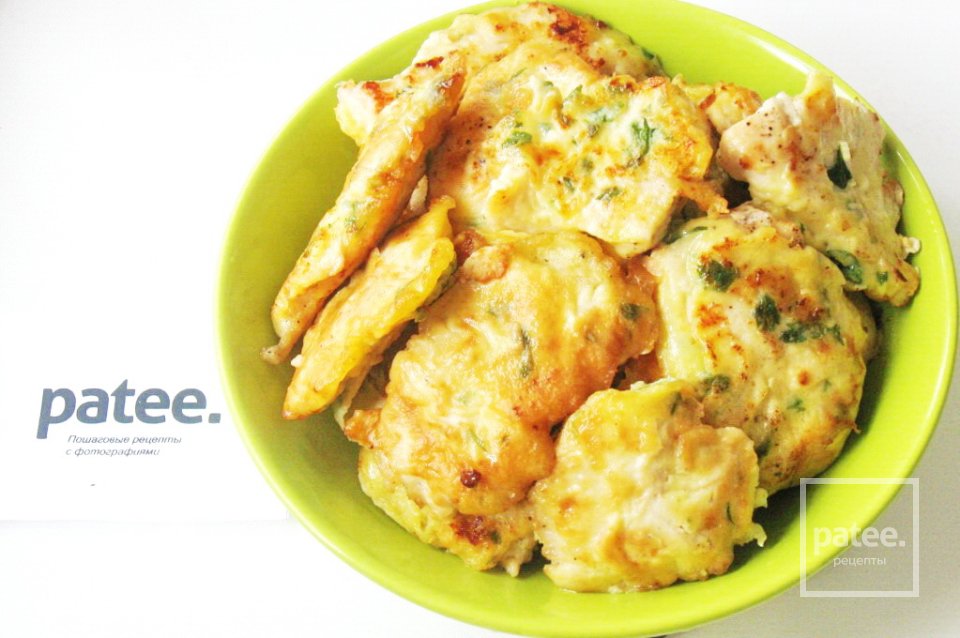 Филе куриной грудки в кляре - Шаг 11