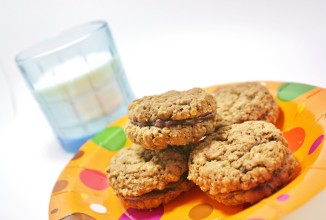 Овсяное печенье-сэндвичи