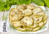 Жареные кабачки с чесноком и майонезом