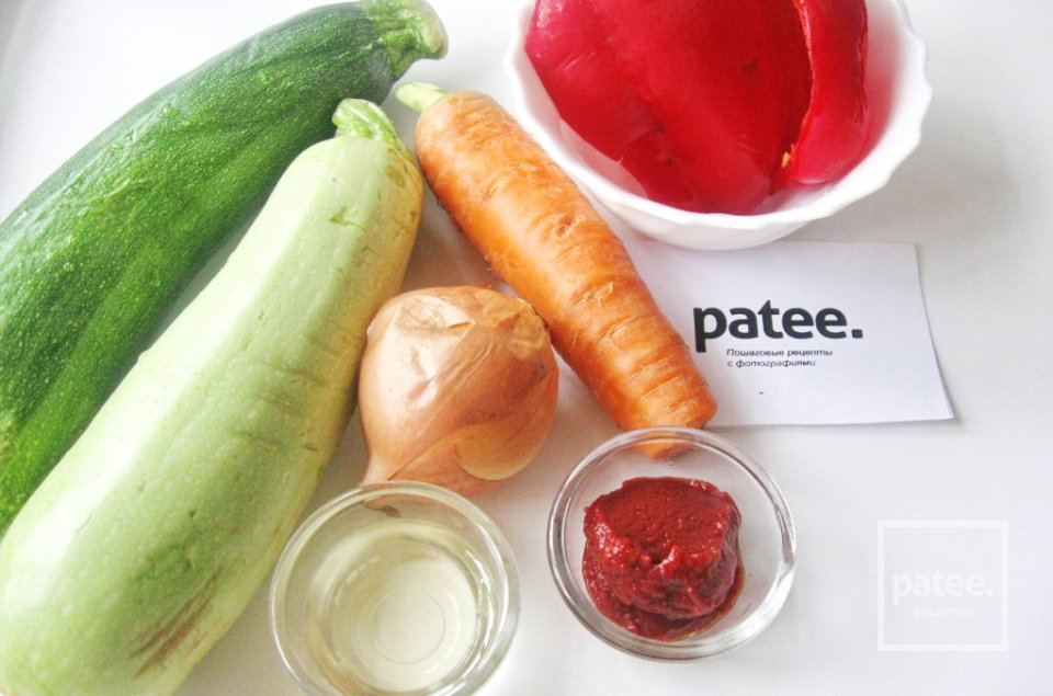 Соте из цукини и кабачков - Шаг 1