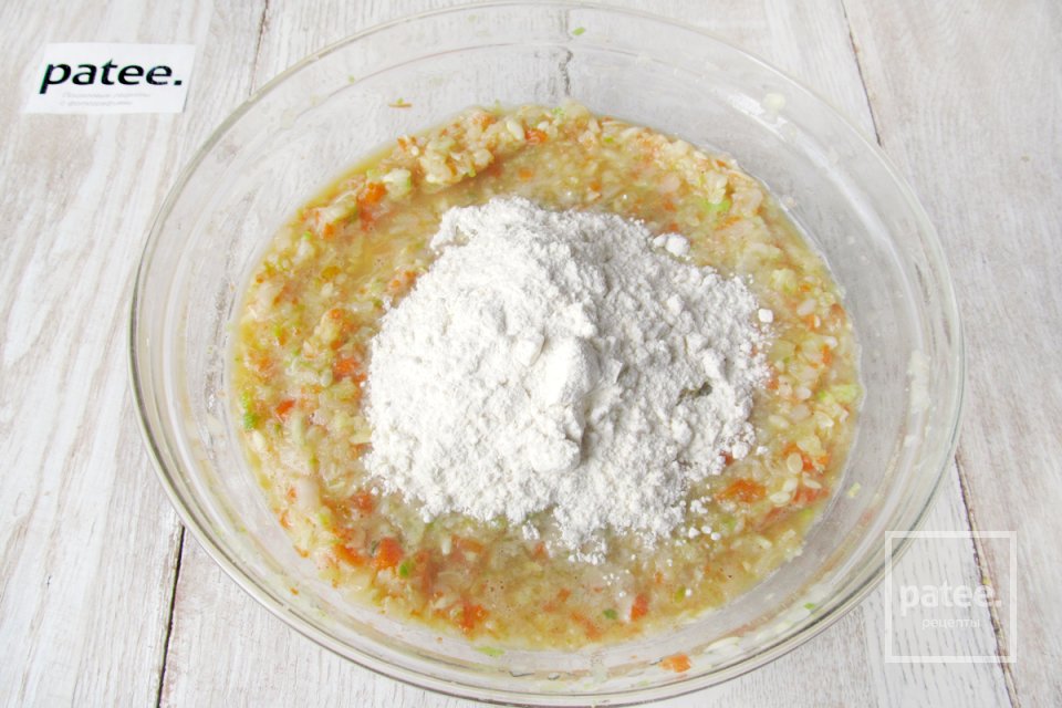 Овощные оладьи - Шаг 9