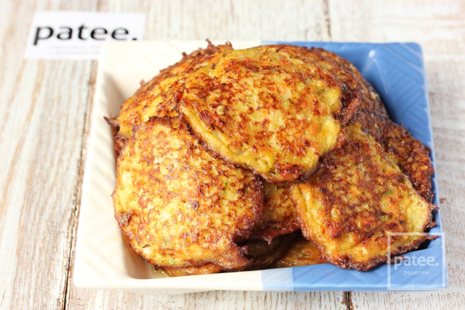 Овощные оладьи - Шаг 13