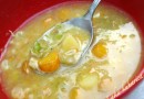 Овощной суп с перловкой