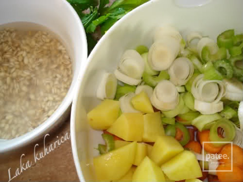 Овощной суп с перловкой - Шаг 2