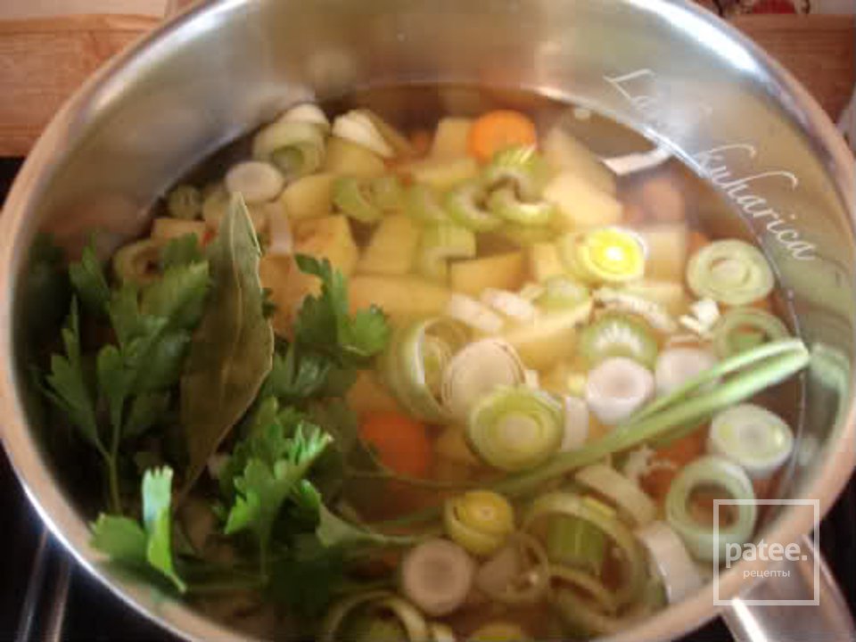 Овощной суп с перловкой - Шаг 4