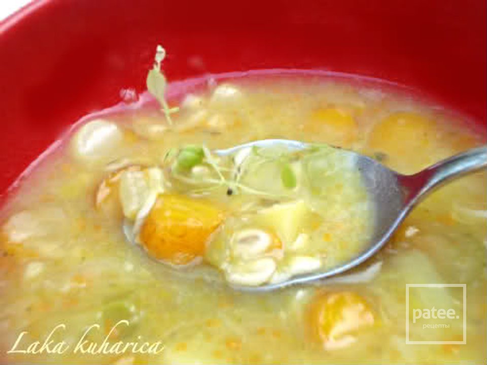 Овощной суп с перловкой - Шаг 8