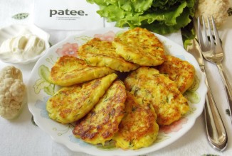 Оладьи из цветной капусты с сыром