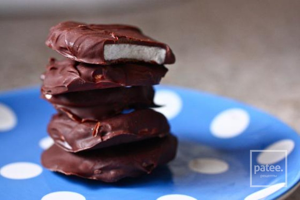 Шоколадный десерт с мятной начинкой - Шаг 7