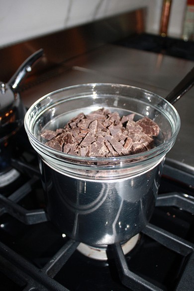 Брауни с мятным кремом и ганашем - Шаг 4