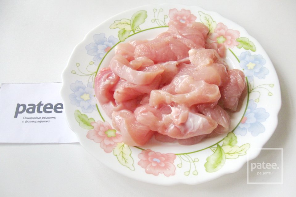 Куриная грудка с овощами и рисом - Шаг 2