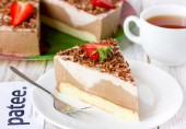 Торт Клубнично-шоколадный баваруа