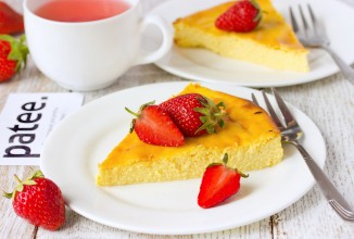 Творожная запеканка со сгущённым молоком