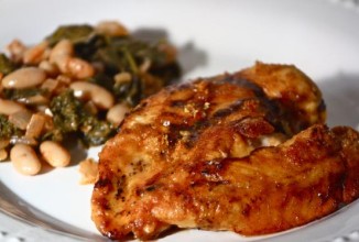 Курица в лимонной гказури