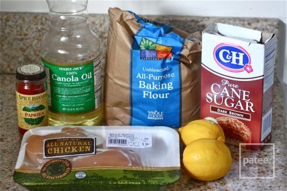 Курица в лимонной гказури - Шаг 1