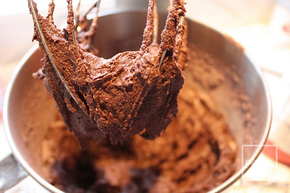 Шоколадные кексы с шоколадным кремом - Шаг 9