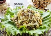 Салат из куриной печени и ананасов