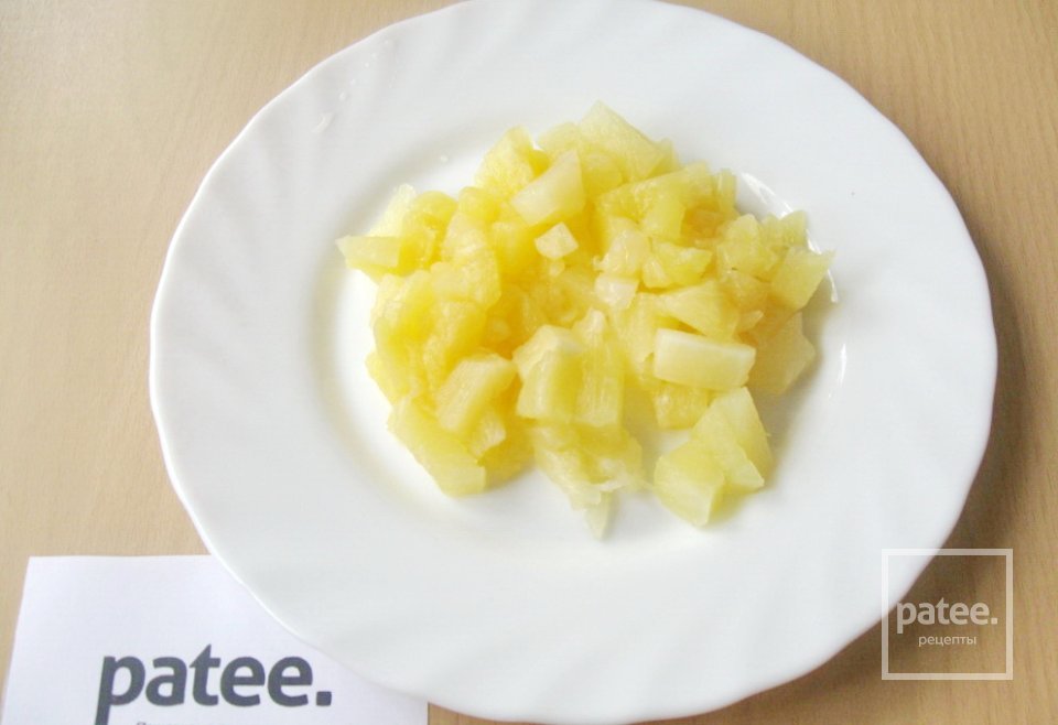 Салат из куриной печени и ананасов - Шаг 4