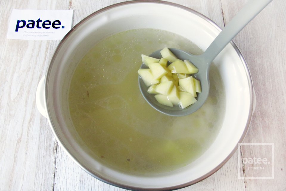 Суп куриный с диким и коричневым рисом - Шаг 5