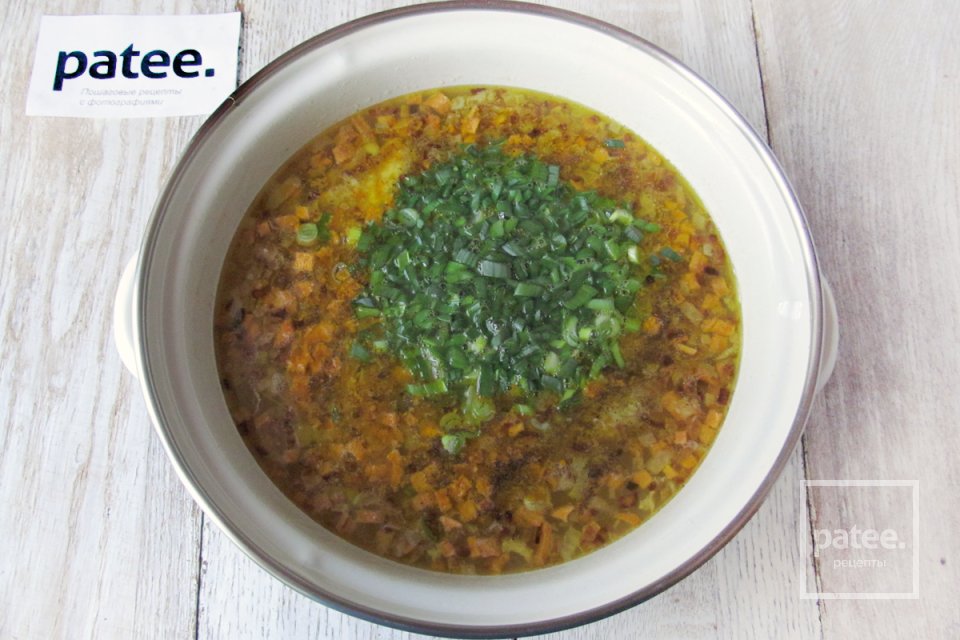 Суп куриный с диким и коричневым рисом - Шаг 10