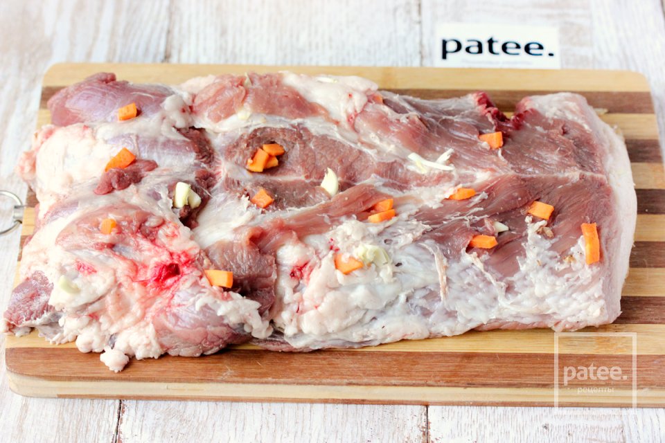 Вкуснейший рулет из свиной грудинки - Шаг 4