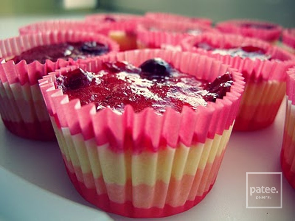 Японский чизкейк с клюквенным соусом - Шаг 9