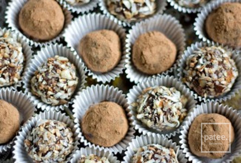 Шоколадные трюфели с миндалем - Шаг 10