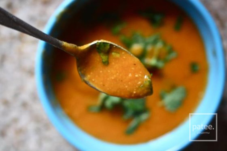 Тыквенный суп с чечевицей - Шаг 10
