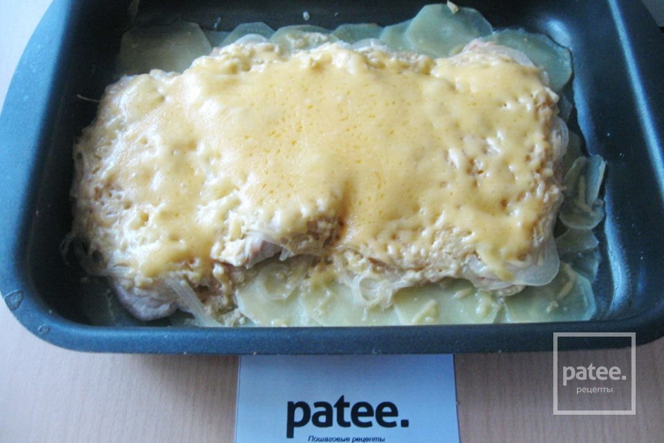 Филе куриной грудки по-французски - Шаг 14