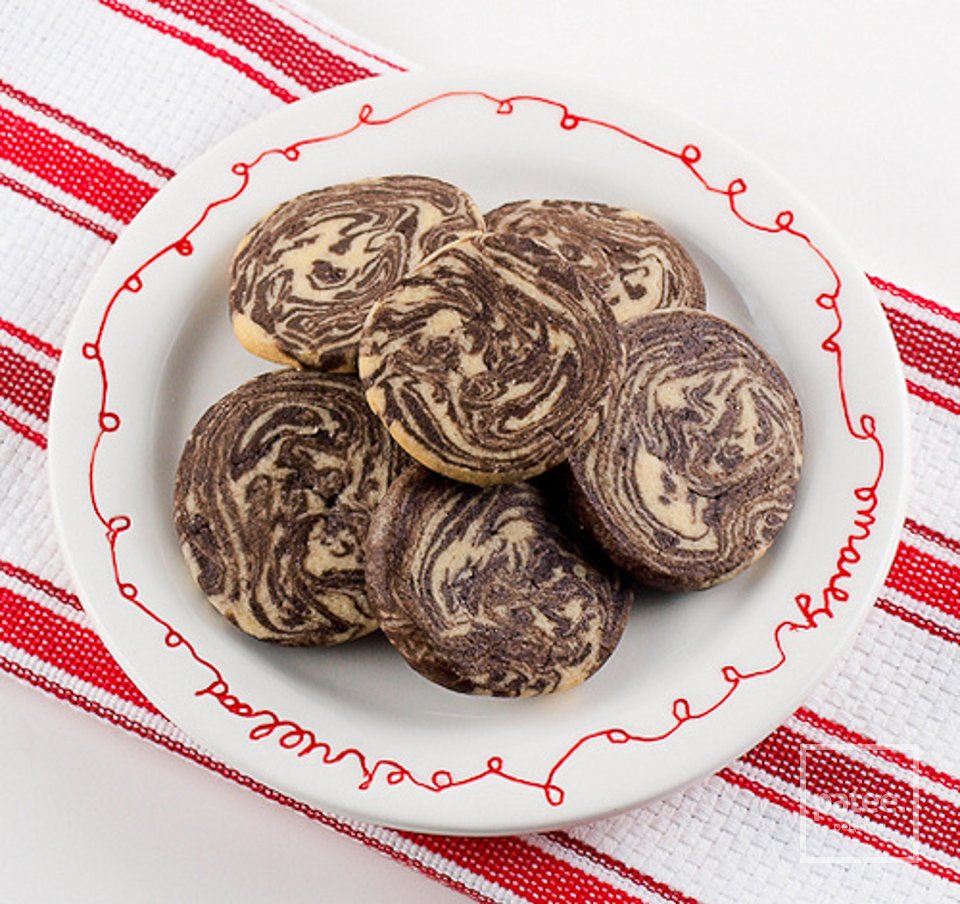 Мраморное печенье - Шаг 21