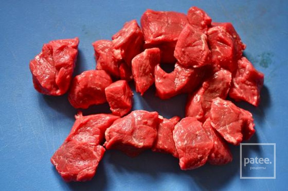 Говядина со шпинатом в абрикосовом соусе - Шаг 2