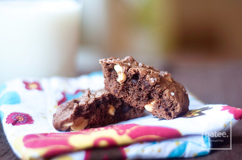 Шоколадное печенье с арахисом - Шаг 11