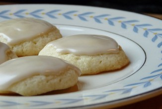 Лимонное печенье с глазурью