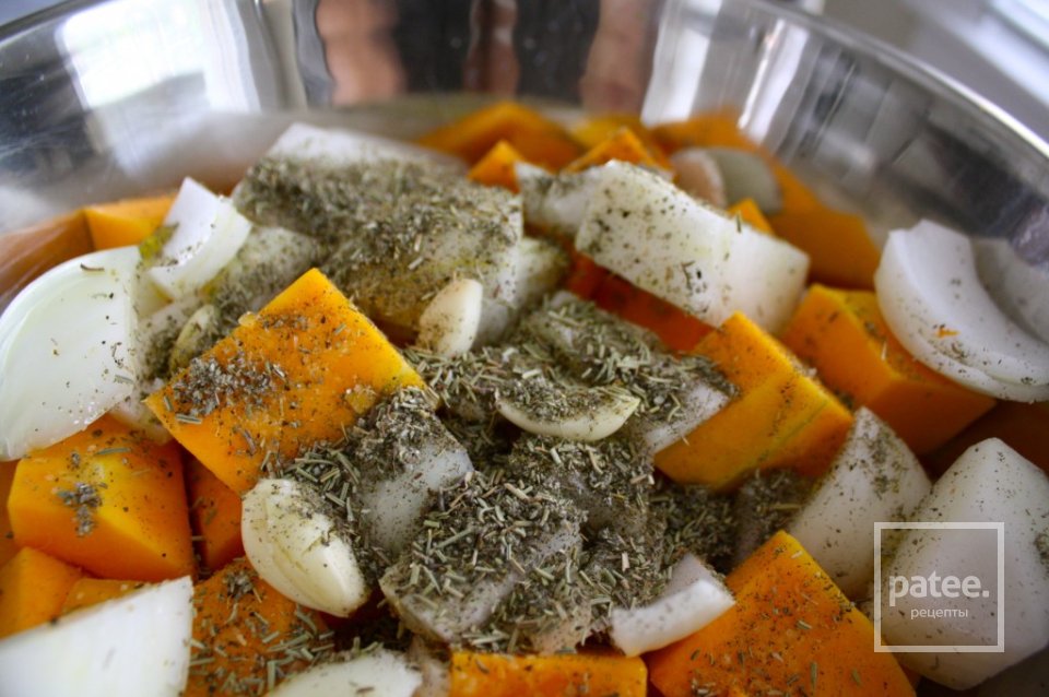 Суп с тыквой сквош, Прошутто и козьим сыром - Шаг 6