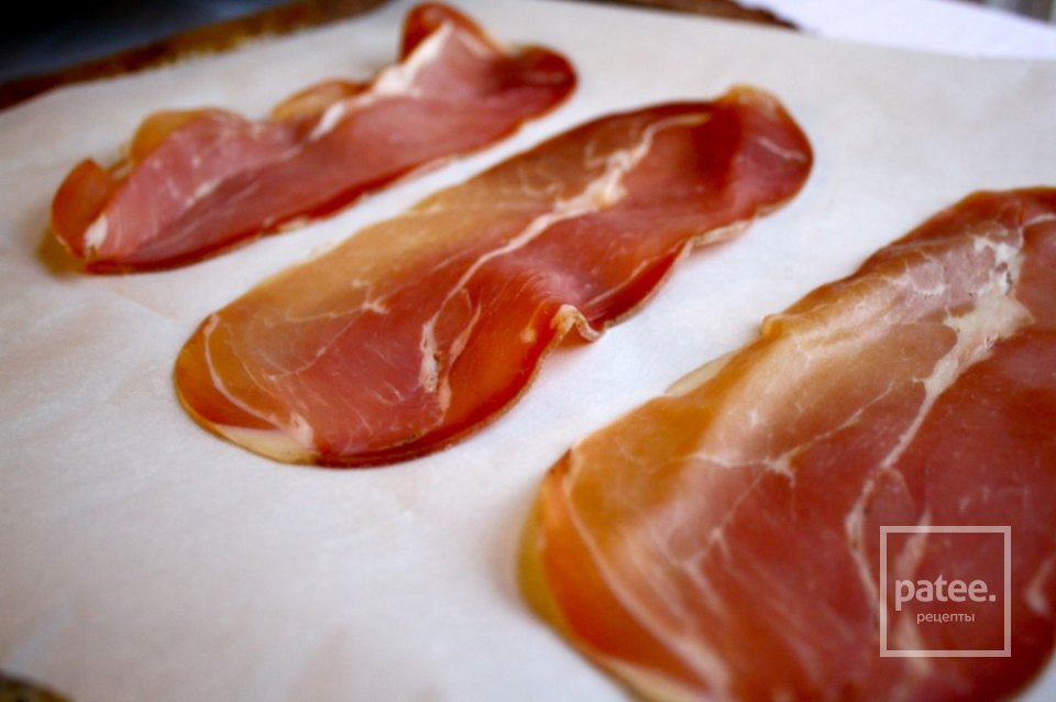 Суп с тыквой сквош, Прошутто и козьим сыром - Шаг 9